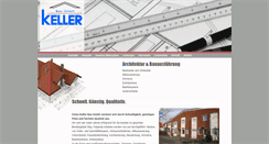 Desktop Screenshot of bauunternehmen-keller.de